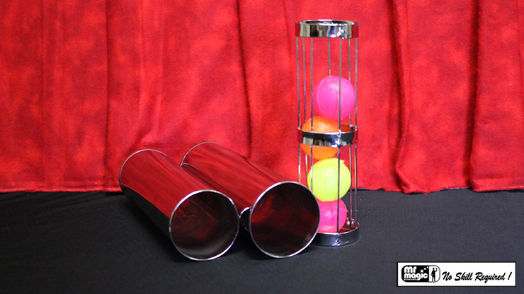 Cage and Cylinder Mystery (Brass) | Mr. Magic 