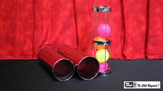 Cage and Cylinder Mystery (Brass) | Mr. Magic 
