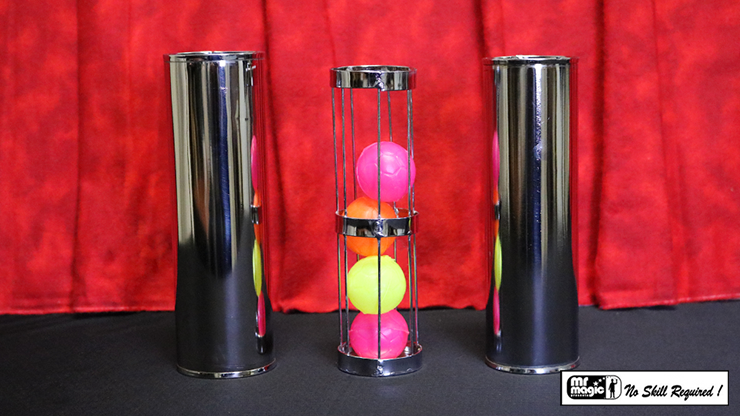 Cage and Cylinder Mystery (Brass) | Mr. Magic 