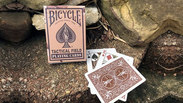 Bicycle Tactical Field Green Camo/Brown Camo (6 Decks) | US Playing Card Co