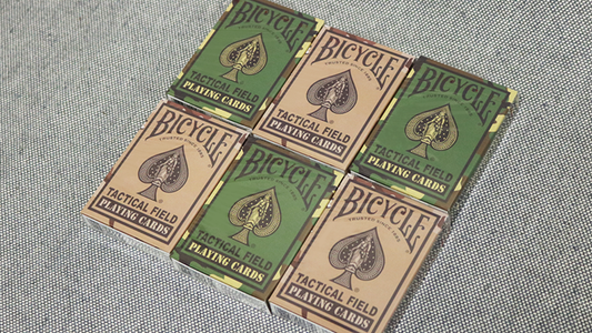 Bicycle Tactical Field Green Camo/Brown Camo (6 Decks) | US Playing Card Co