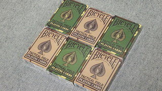 Bicycle Tactical Field Green Camo/Brown Camo (6 Decks) | US Playing Card Co