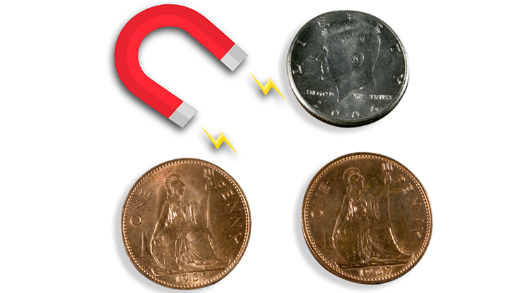 Magnetic Scotch and Soda English Penny | Eagle Coins 