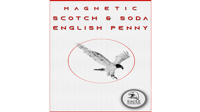 Magnetic Scotch and Soda English Penny | Eagle Coins 