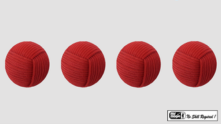 Rope Balls 1 inch / Set of 4 (Red) | Mr. Magic 