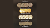Symphony Coins (US Quarter) Gimmicks and Online Instructions | RPR Magic Innovations 