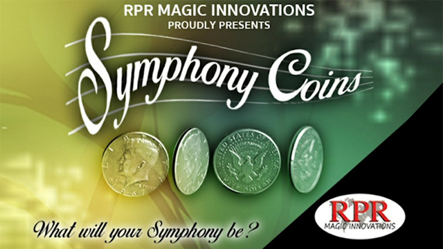 Symphony Coins (US Quarter) Gimmicks and Online Instructions | RPR Magic Innovations 