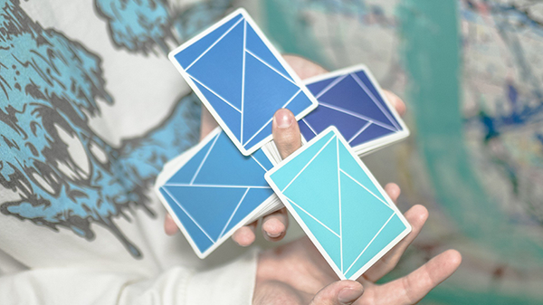 Flexible Gradients Blue Playing Cards | TCC