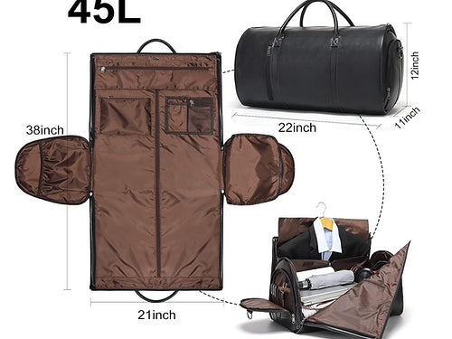 MS Leather Garment Bag