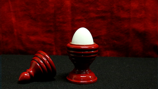 EGG VASE & SILK (RED) | Premium Magic 