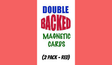 Magnetic Cards (2 pack/Red) | Chazpro Magic. 