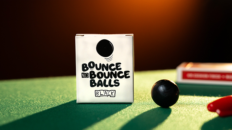 Bounce no Bounce Balls BLACK | Murphy's Magic 