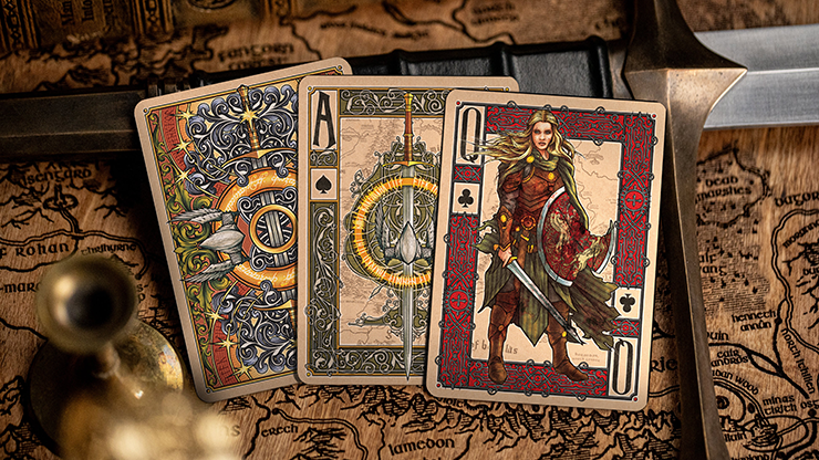 The Lord of the Rings - Return of the King Playing Cards (Black Gilded Edition) | Kings Wild