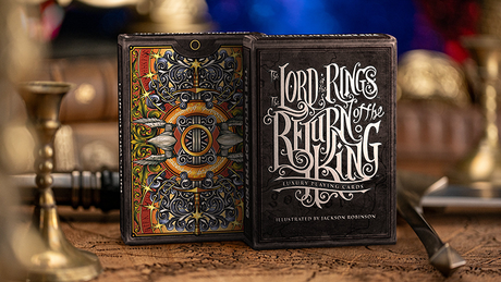 The Lord of the Rings - Return of the King Playing Cards (Black Gilded Edition) | Kings Wild