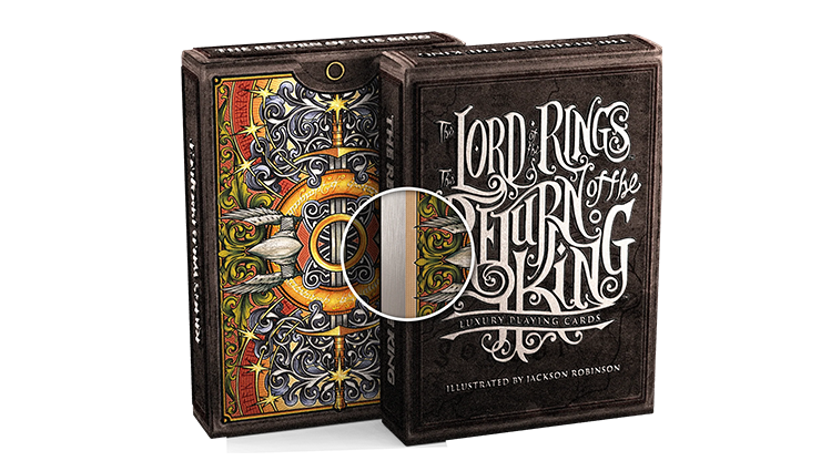 The Lord of the Rings - Return of the King Playing Cards (Black Gilded Edition) | Kings Wild