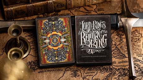The Lord of the Rings - Return of the King Playing Cards (Black Gilded Edition) | Kings Wild