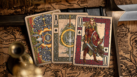 The Lord of the Rings - Return of the King Playing Cards | Kings Wild Project(Green)