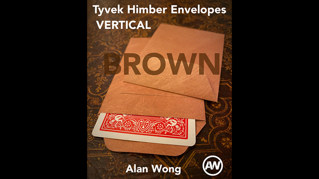 Tyvek VERTICAL Himber Envelopes BROWN (12 pk.) | Alan Wong 