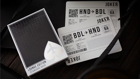 Lounge Edition Unmarked (Tarmac Black) | Jetsetter Playing Cards
