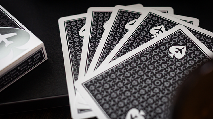 Lounge Edition Unmarked (Tarmac Black) | Jetsetter Playing Cards