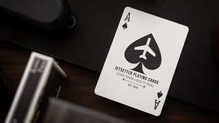 Lounge Edition Marked (Tarmac Black) | Jetsetter Playing Cards