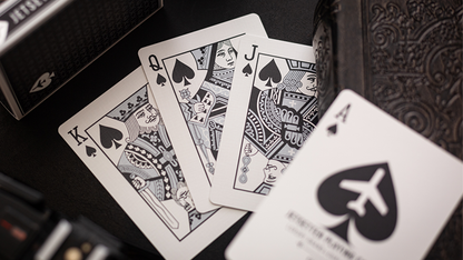 Lounge Edition Marked (Tarmac Black) | Jetsetter Playing Cards
