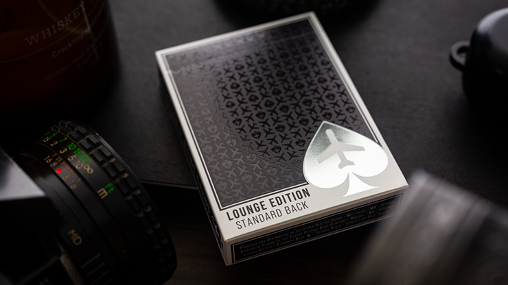 Lounge Edition Marked (Tarmac Black) | Jetsetter Playing Cards