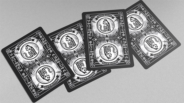 Schrodinger's Cat: Dead Black Edition Playing Cards