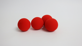 1.5 inch PRO Sponge Ball (Red) Bag of 4 from Magic | Gosh