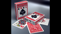 Elite Night Flight (Red) Marked Playing Cards | Steve Dela