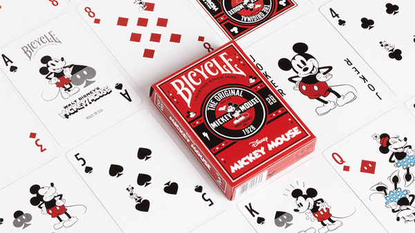 Bicycle Disney Classic Mickey Mouse (Red) | US Playing Card Co.