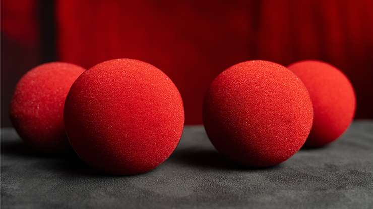 Magic Sponge Balls 4PK RED 2" | Murphy's Magic