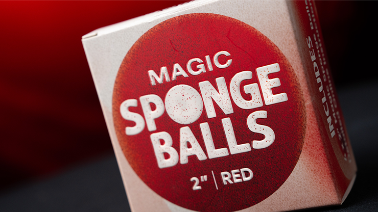 Magic Sponge Balls 4PK RED 2" | Murphy's Magic
