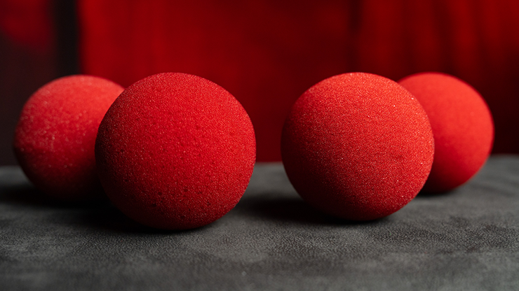 Magic Sponge Balls 4PK RED 3" | Murphy's Magic