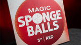 Magic Sponge Balls 4PK RED 3" | Murphy's Magic