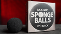 Magic Sponge Balls 4PK BLACK 2" | Murphy's Magic