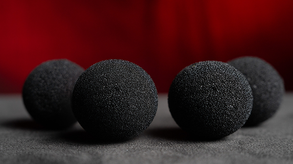 Magic Sponge Balls 4PK BLACK 1.5" | Murphy's Magic