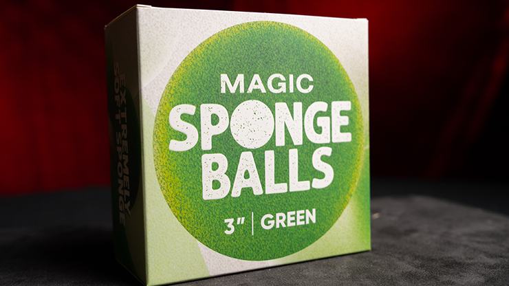 Magic Sponge Balls 4PK GREEN 3" | Murphy's Magic