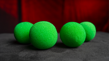 Magic Sponge Balls 4PK GREEN 2" | Murphy's Magic