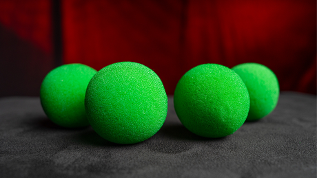 Magic Sponge Balls 4PK GREEN 2" | Murphy's Magic