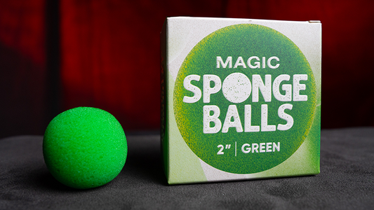 Magic Sponge Balls 4PK GREEN 2" | Murphy's Magic