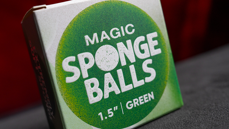 Magic Sponge Balls 4PK GREEN 1.5" | Murphy's Magic