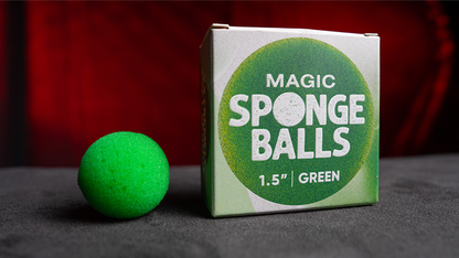 Magic Sponge Balls 4PK GREEN 1.5" | Murphy's Magic