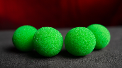Magic Sponge Balls 4PK GREEN 1" | Murphy's Magic