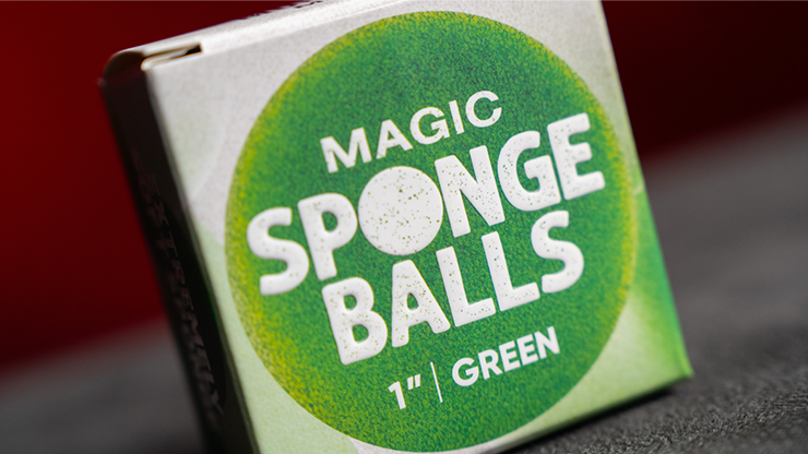 Magic Sponge Balls 4PK GREEN 1" | Murphy's Magic