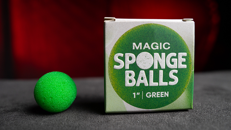 Magic Sponge Balls 4PK GREEN 1" | Murphy's Magic