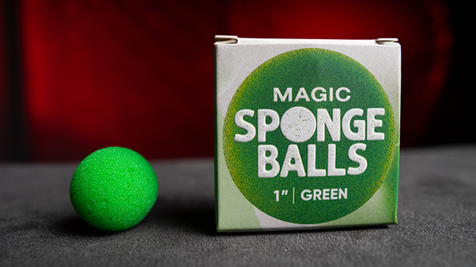 Magic Sponge Balls 4PK GREEN 1" | Murphy's Magic