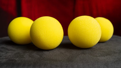 Magic Sponge Balls 4PK YELLOW 3" | Murphy's Magic