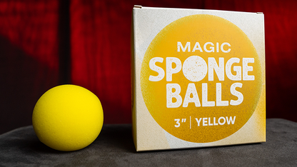 Magic Sponge Balls 4PK YELLOW 3" | Murphy's Magic