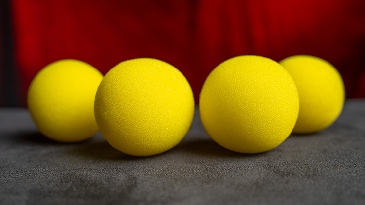 Magic Sponge Balls 4PK YELLOW 2" | Murphy's Magic
